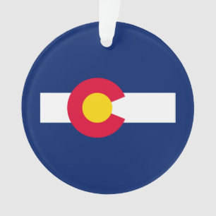 Colorado State Flag Design Ornament