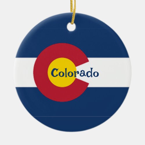 Colorado State Flag Design Ornament