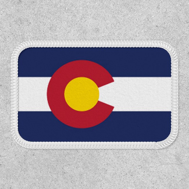 Colorado State Flag Design Patch