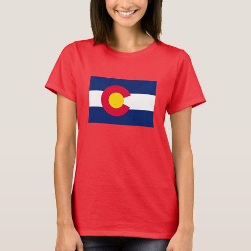 Colorado State Flag Design T_Shirt