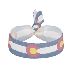 Colorado State Flag Elastic Hair Tie