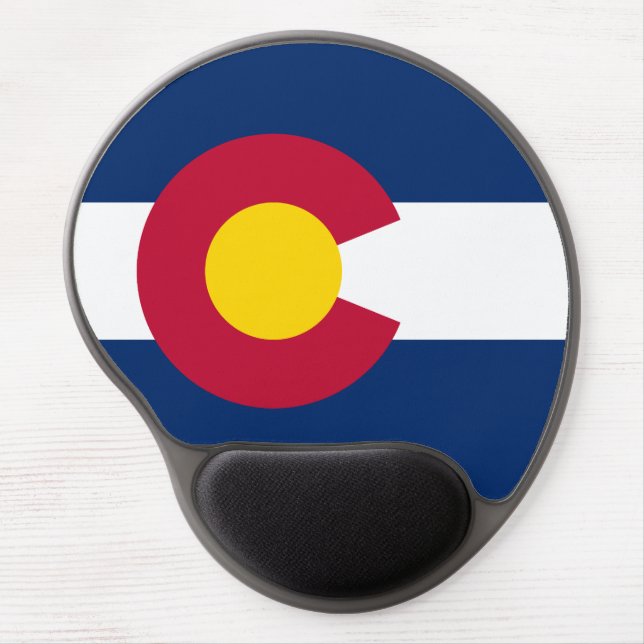 Colorado State Flag Gel Mouse Pad (Front)