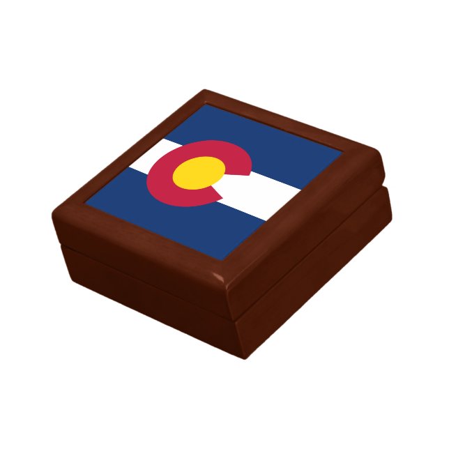 Colorado State Flag Gift Box (Side)