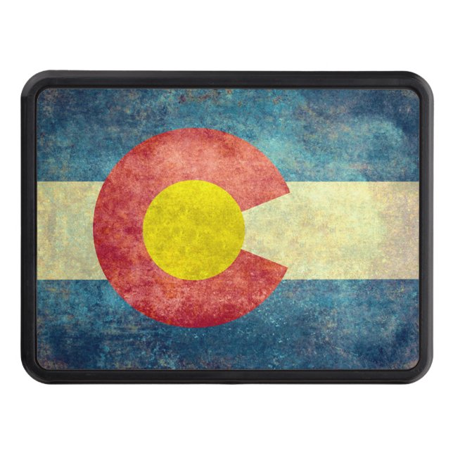 Colorado State Flag Hitch Cover (Front)