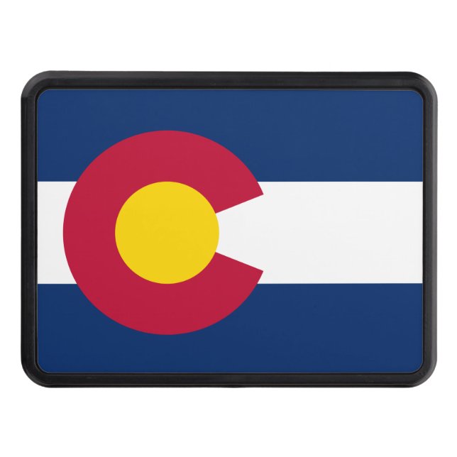 Colorado State Flag Hitch Cover (Front)