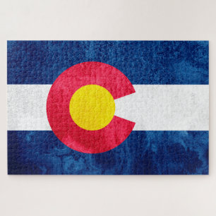 Colorado State Flag Jigsaw Puzzle