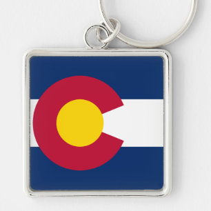 Colorado State Flag Keychain