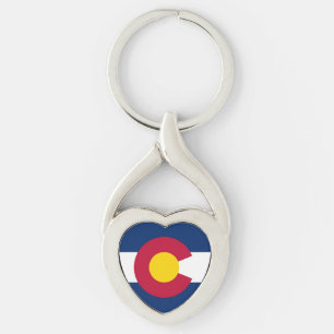 Colorado State Flag Keychain