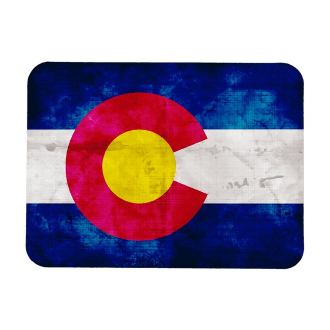 Colorado State Flag Magnet (Horizontal)