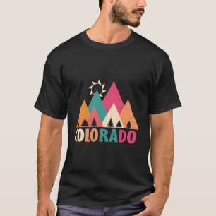 Colorado State Flag Mountatin T-Shirt