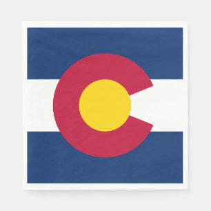 Colorado State Flag Napkins