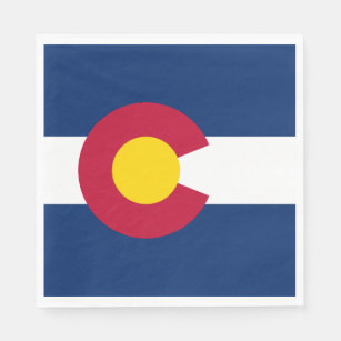 Colorado State Flag Napkins