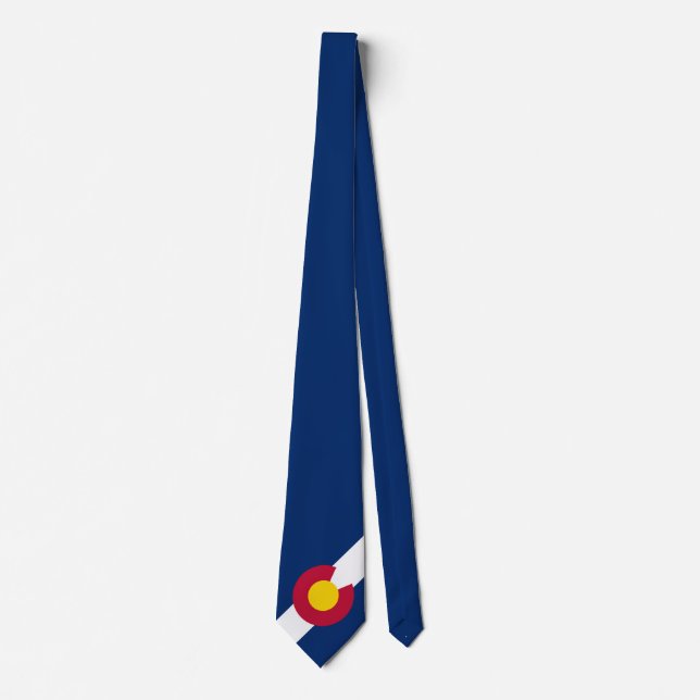 Colorado State Flag Neck Tie (Front)