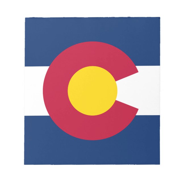 Colorado State Flag Notepad (Front)
