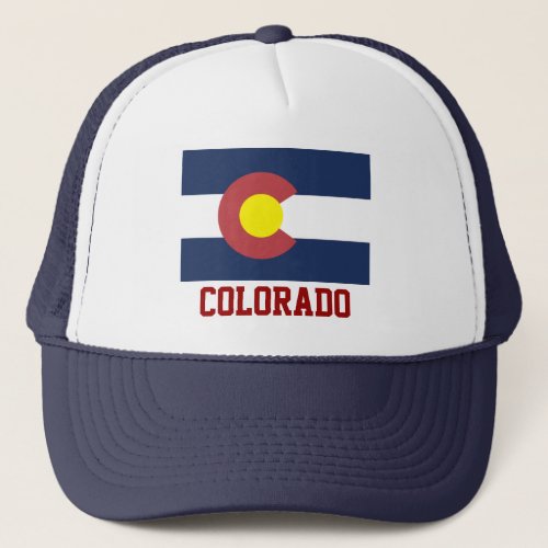 COLORADO State Flag of Colorado Trucker Hat