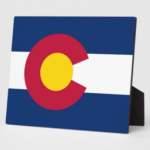 Colorado State Flag Plaque