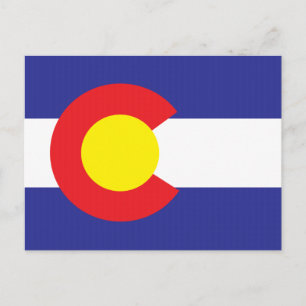 Colorado State Flag.png Postcard