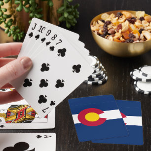 Colorado State Flag Poker Cards