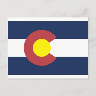 Colorado State Flag Postcard