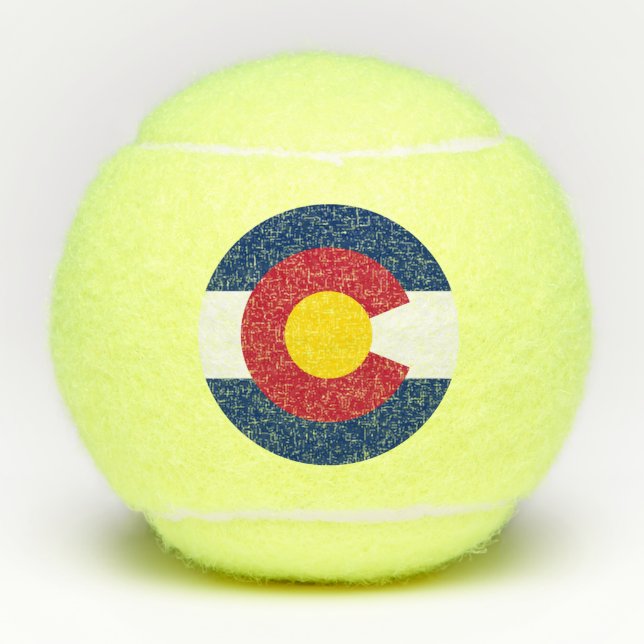 Colorado State Flag Tennis Balls (Front)