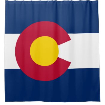 Colorado State Flag Travel Home Memories Shower Curtain by ShowerCurtain101 at Zazzle