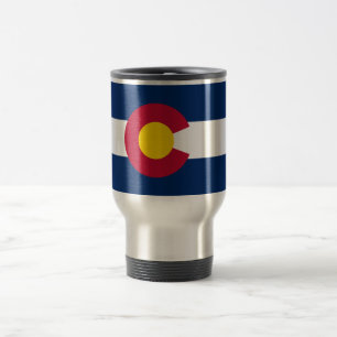 Colorado State Flag Travel Mug