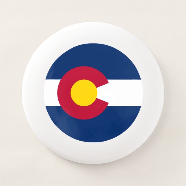 Colorado State Flag Wham-O Frisbee (Front)