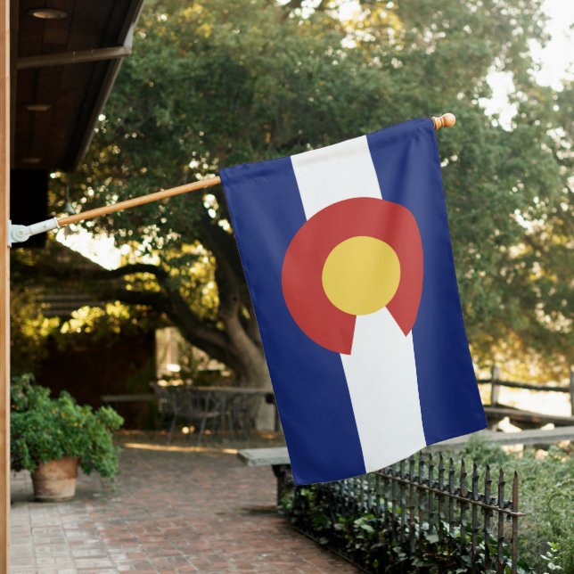 Colorado state house flag (In SItu)