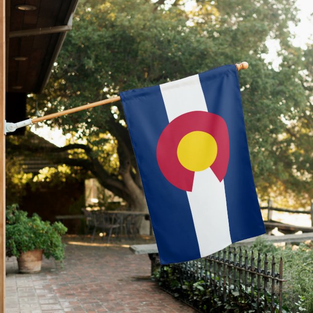 Colorado State House Flag (In SItu)