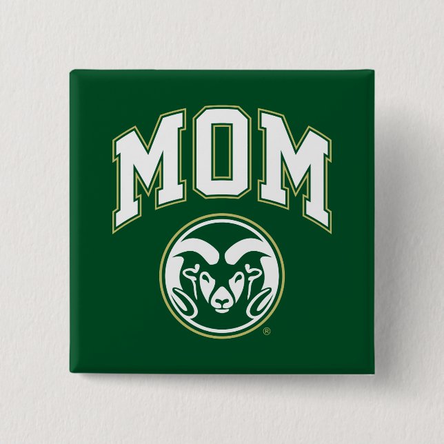Colorado State Mom Button (Front)