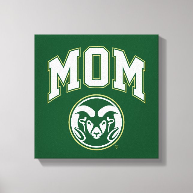 Colorado State Mom Canvas Print (Front)