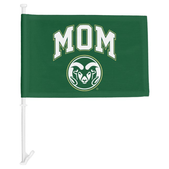 Colorado State Mom Car Flag (Front)