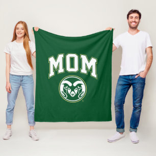 Colorado State Mom Fleece Blanket