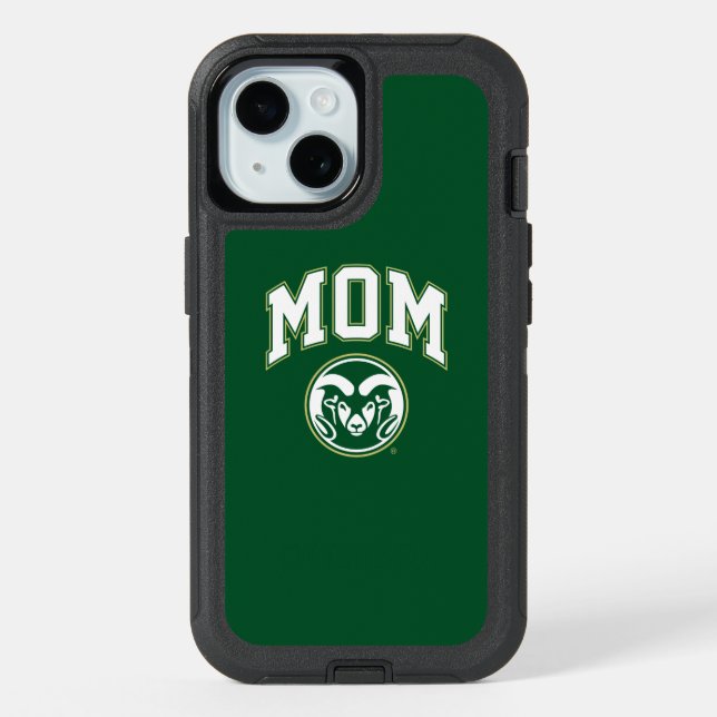 Colorado State Mom iPhone 15 Case (Back)