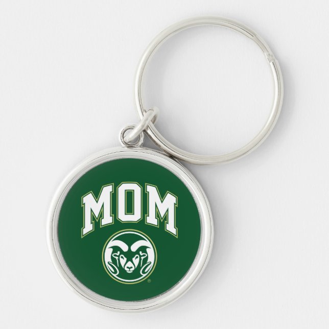 Colorado State Mom Keychain (Front)