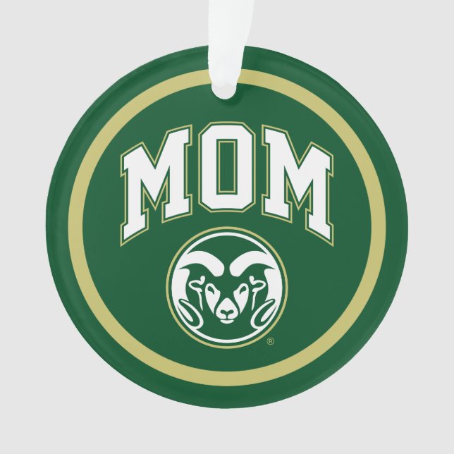 Colorado State Mom Ornament (Front)