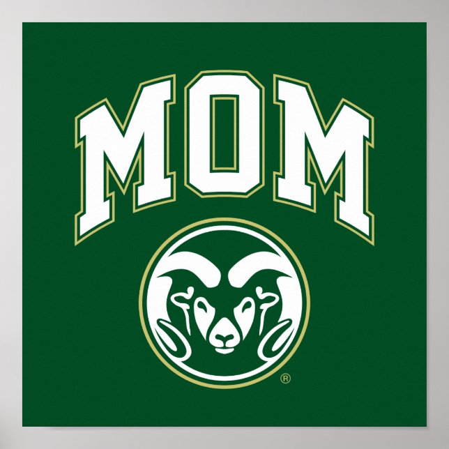 Colorado State Mom Poster (Front)