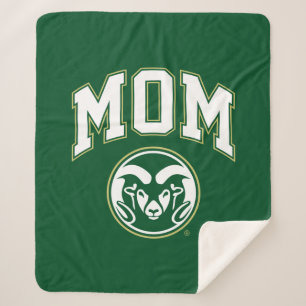 Colorado State Mom Sherpa Blanket