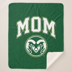 Colorado State Mom Sherpa Blanket
