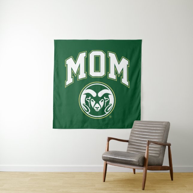 Colorado State Mom Tapestry (In Situ)