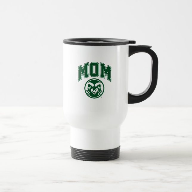 Colorado State Mom Travel Mug (Right)