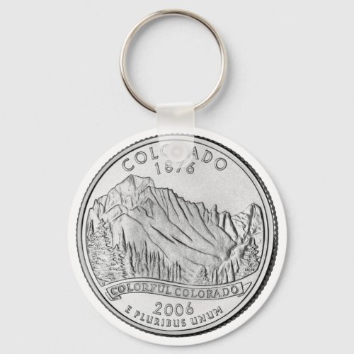 Colorado State Quarter Keychain