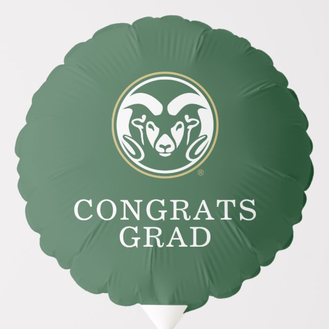 Colorado State Rams Graduate Balloon (Front)