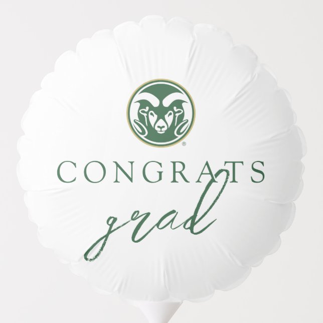 Colorado State Rams Graduate Balloon (Back)