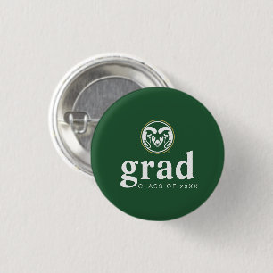 Colorado State Rams Graduate Button