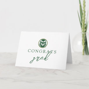 Colorado State Rams Graduate Card