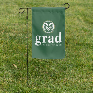 Colorado State Rams Graduate Garden Flag