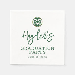 Colorado State Rams Graduate Napkins