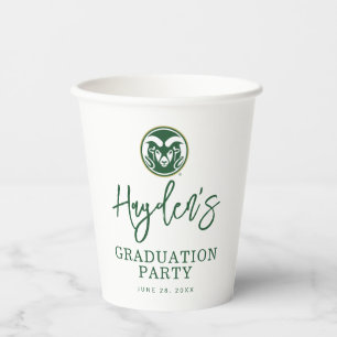 Colorado State Rams Graduate Paper Cups