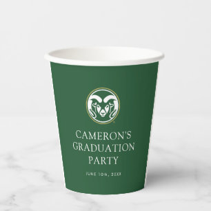 Colorado State Rams Graduate Paper Cups